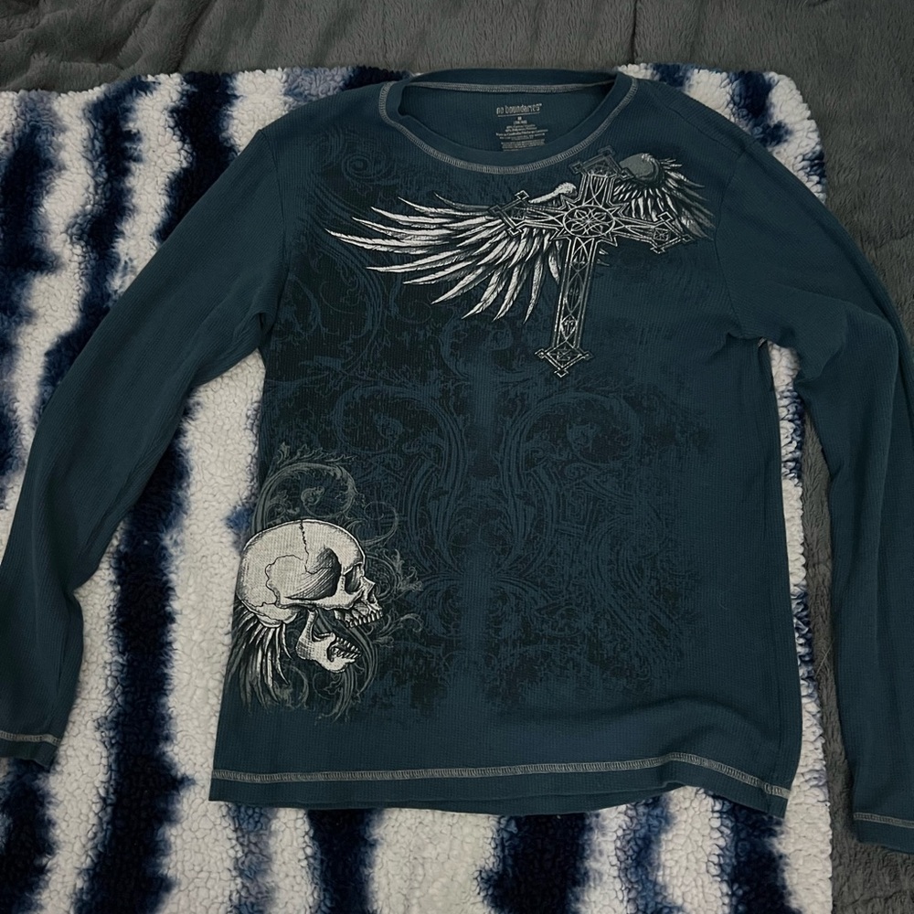 blue y2k thermal